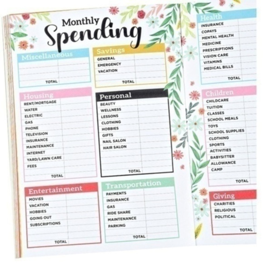 2026 Budget Planner Financial Organizer Expense Tracker‎ Monthly Yearly